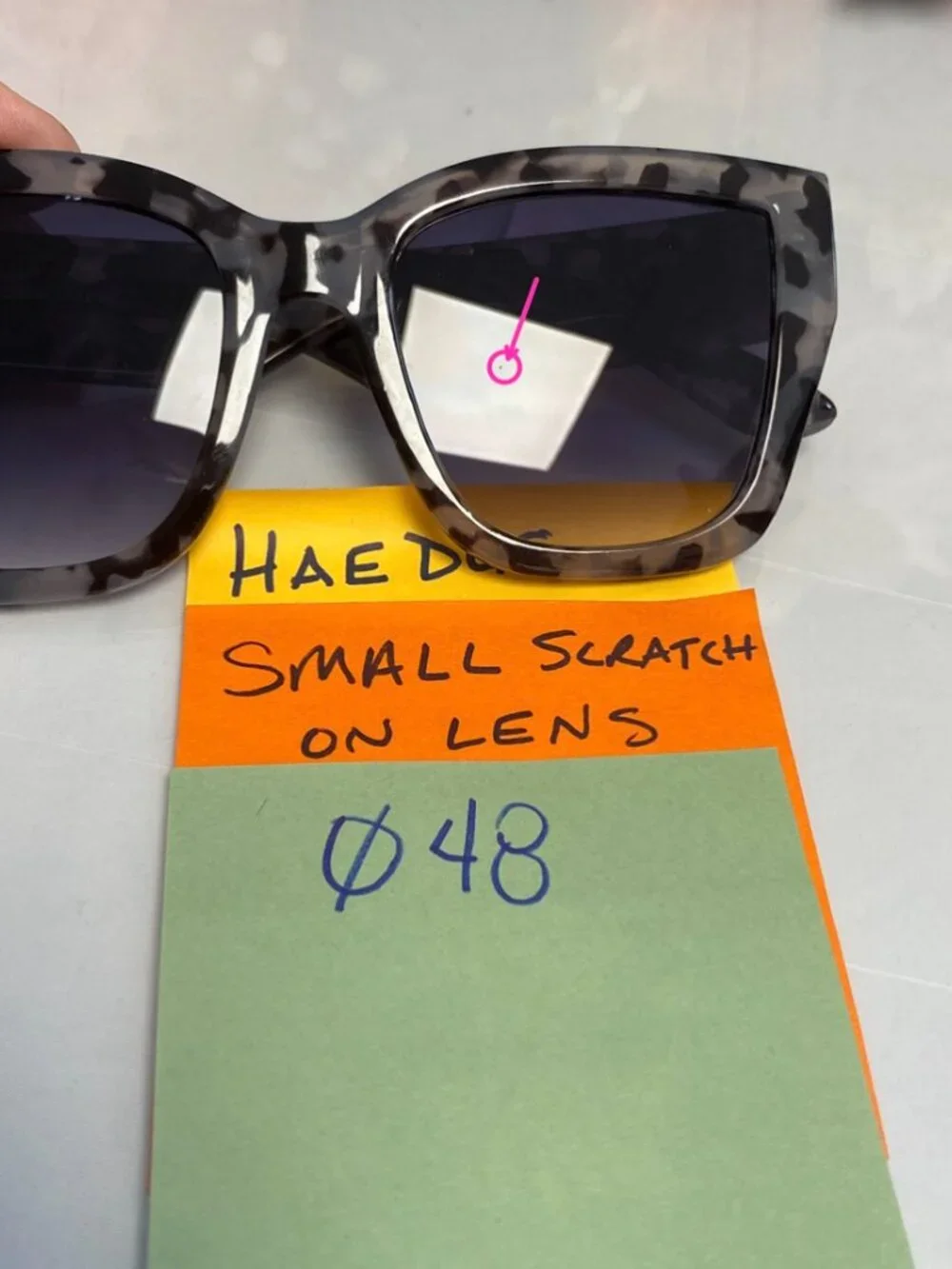 Aire sunglasses imperfect